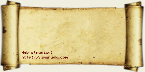 Isidor Đorđević vizit kartica